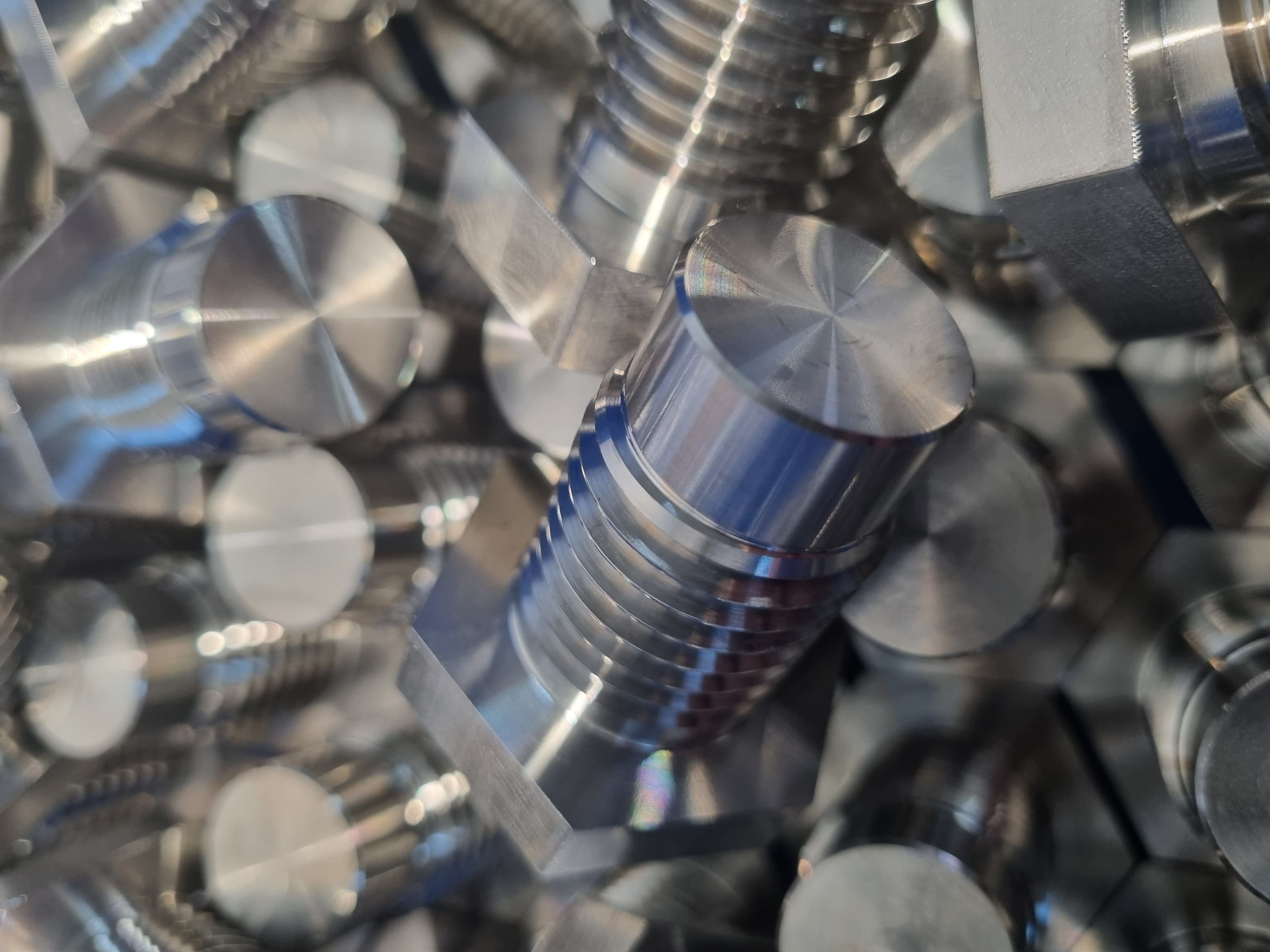Precision-machined metal components